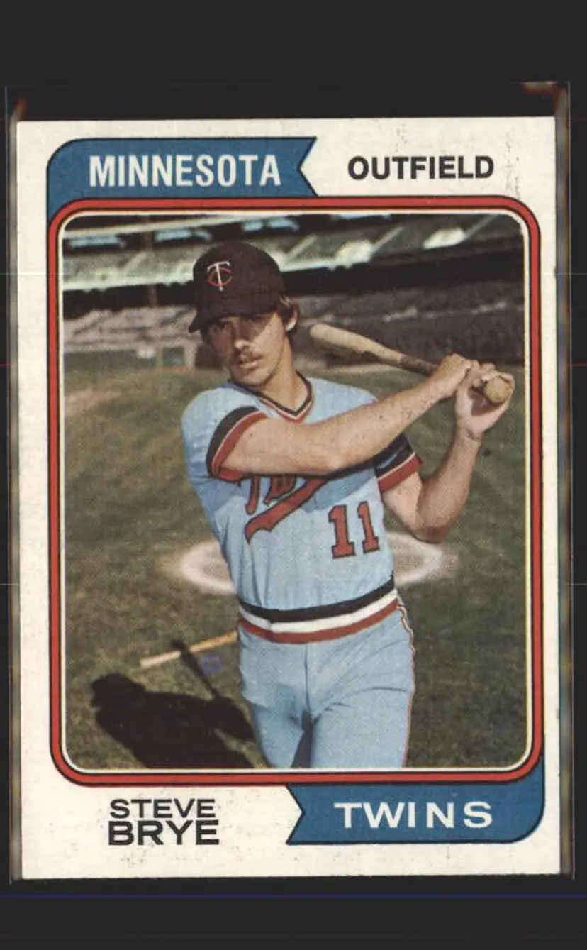 1974 Topps #232 Steve Brye - (pk5) - Minnesota Twins