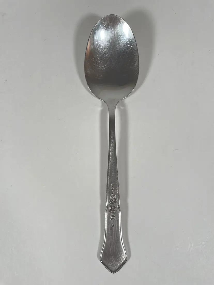 Oneida Ashmore Floral Tablespoon Soup Spoon Stainless Steel 1