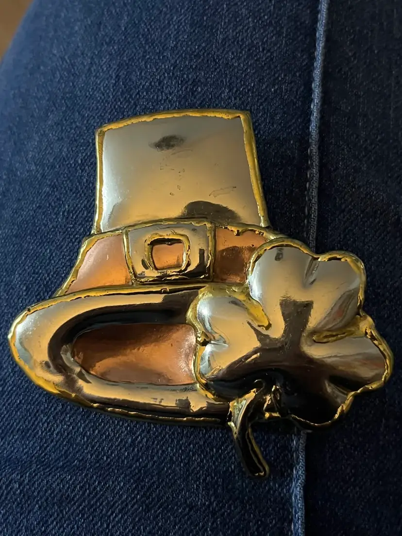 St Patrick’s Day Large Brooch Pendant