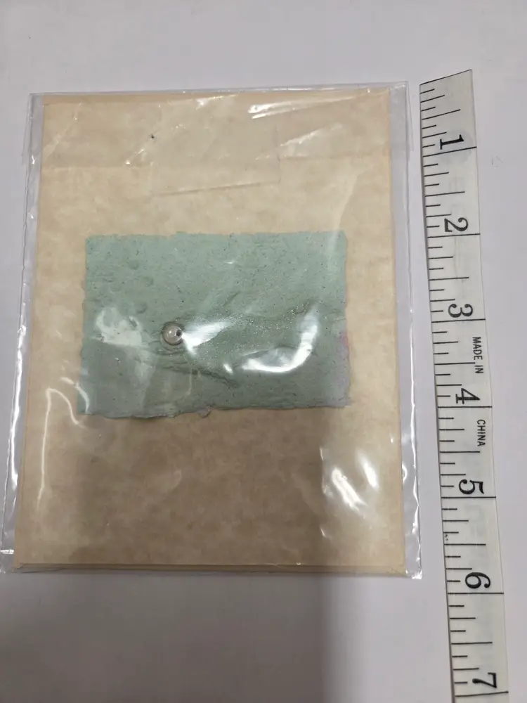 Lot of 3 Hand Made Greeting Cards Fish, Basket, and Heart