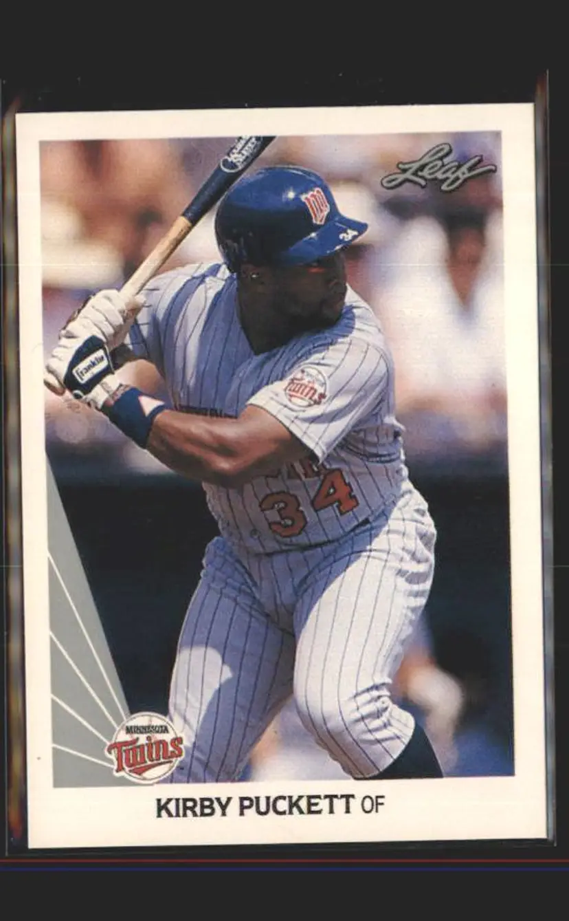 1990 Leaf #123 Kirby Puckett - (137) - Minnesota Twins