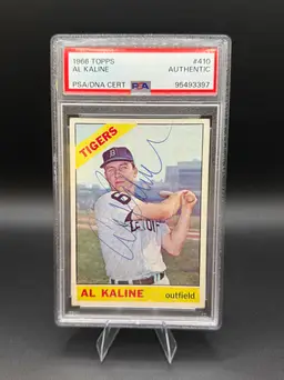 Al Kaline 1966 Topps Autograph PSA/DNA Certified #410