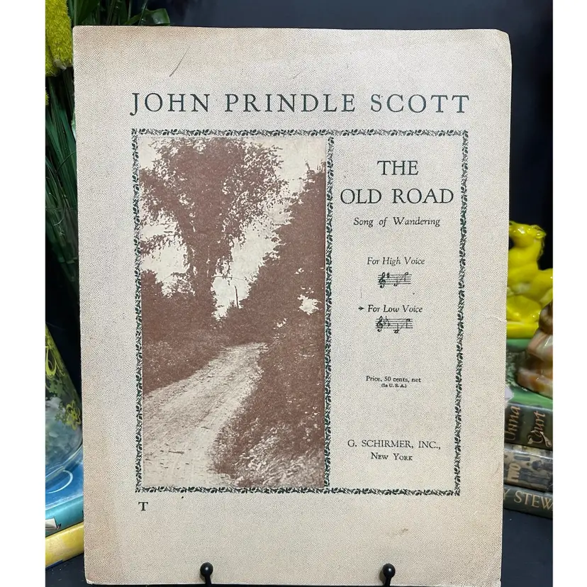 MARKDOWN! The Old Road Song Of Wandering John Prindle Scott Sheet Music 1920