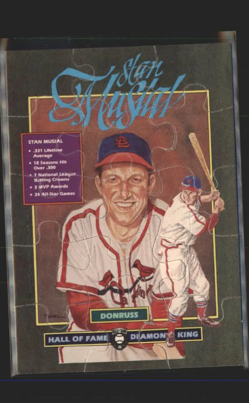 1988 Donruss #641b Stan Musial - (137) - St. Louis Cardinals