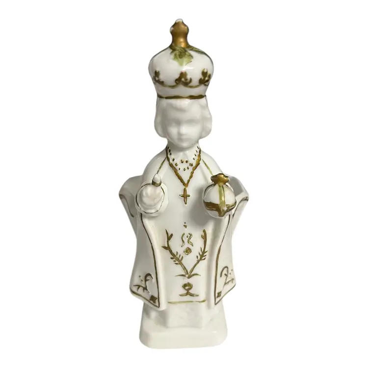 Religious Classics Ceramic Figurine Planter 1983 – Gold Trim
