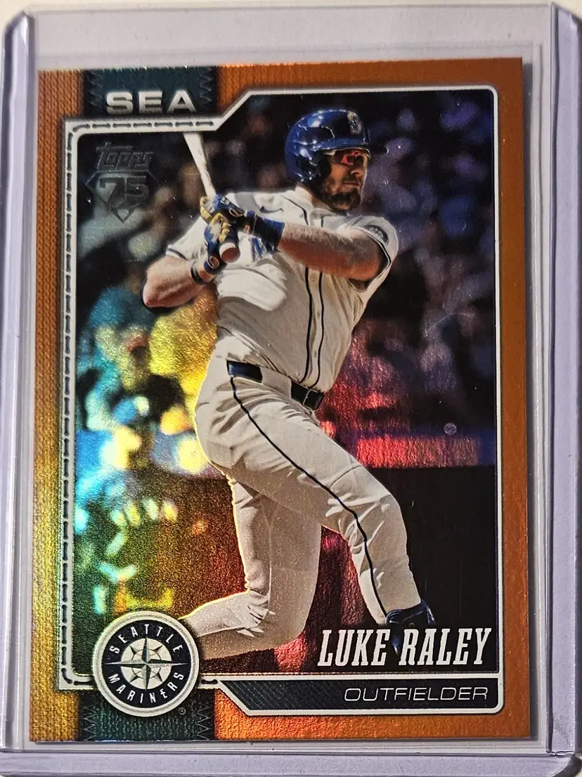 2026 Topps Series 1 Orange Rainbow Foil Luke Raley 08/25