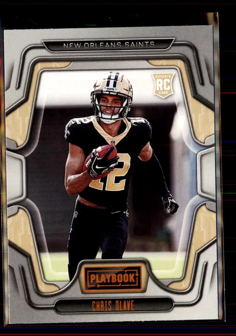 Chris Olave 2022 Panini Playbook Orange #109 - New Orleans Saints - (2-26)