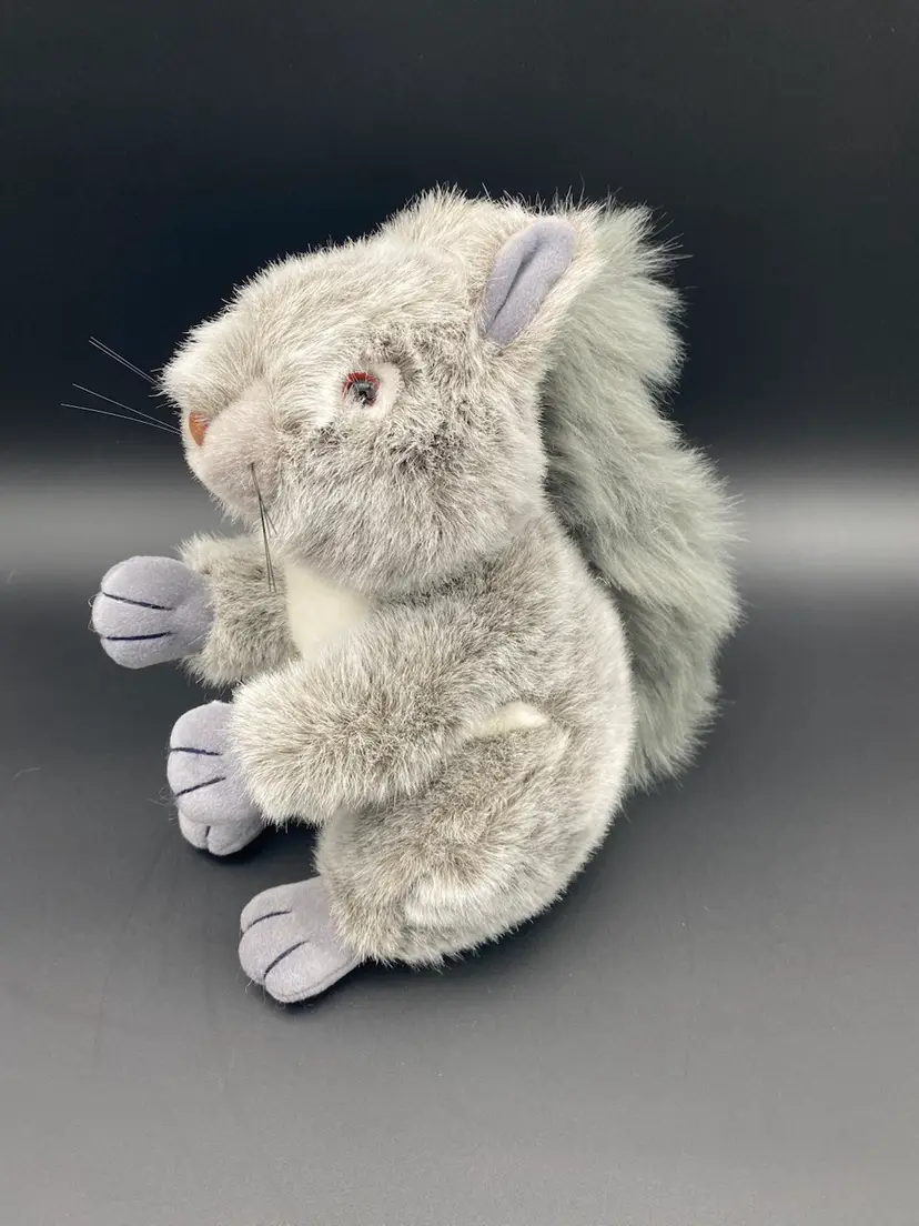 Plush Creations Gray 10" Squirrel Stuffed Animal Plush - Vintage 1995