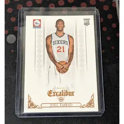2014-15 Panini Excalibur Joel Embiid RC - Philadelphia 76ers c-95