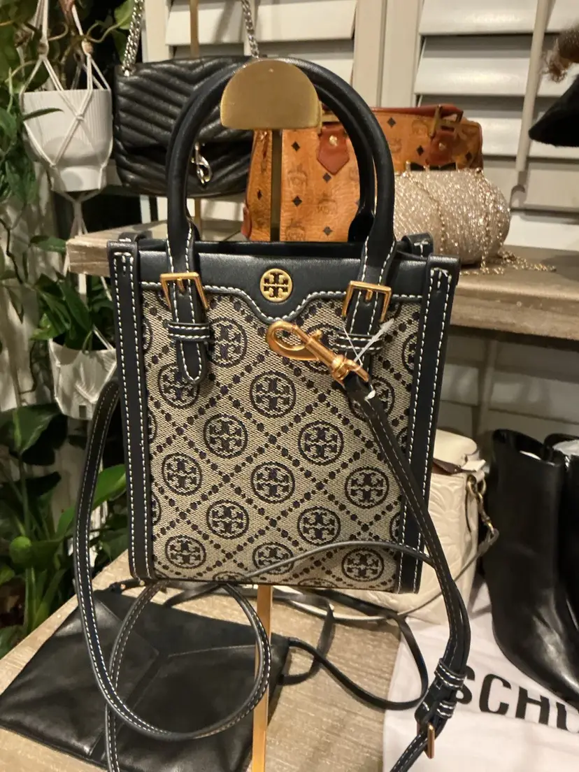 Tory Burch Monogram Mini Tote