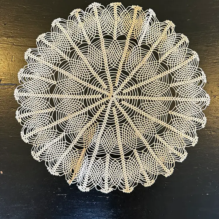 Mixed Lot of 3 Vintage Hand Crocheted Doilies #61