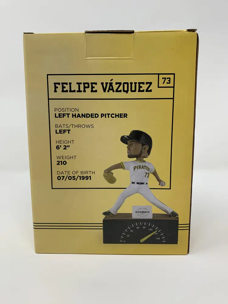 Felipe Vazquez Pittsburgh Pirates Collectible Bobblehead (New/2018)