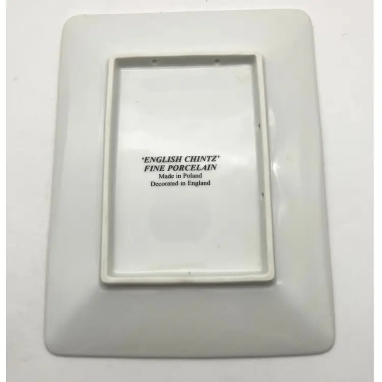 BIN - English Chintz Fine Porcelain Roses 🌹 Decorative Plate