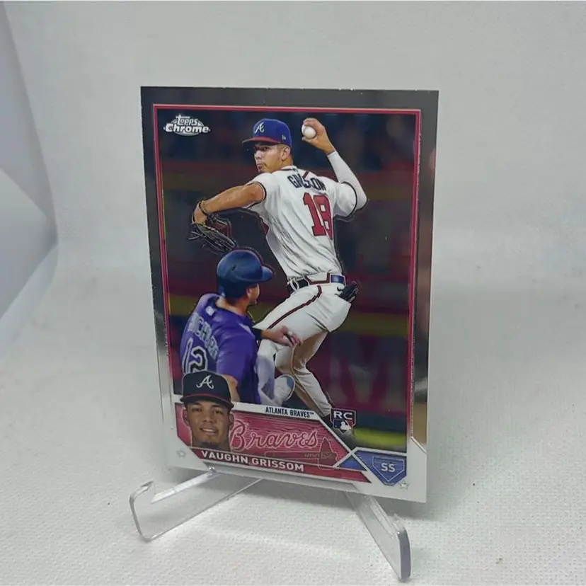 2023 topps chrome vaughn grissom Rookie Atlanta Braves 