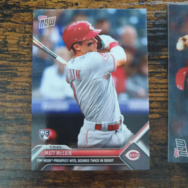 2023 Topps Now Reds Rookie Debut/First Hit Lot