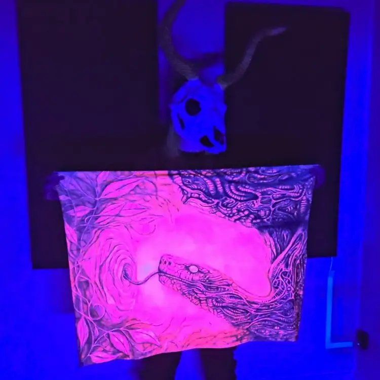 UV Tapestry - In The Garden Of Eden