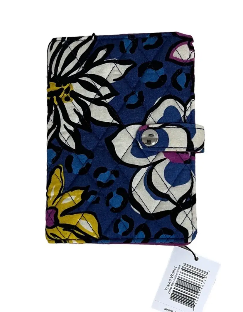 Vera Bradley “African Violets” Passport Holder