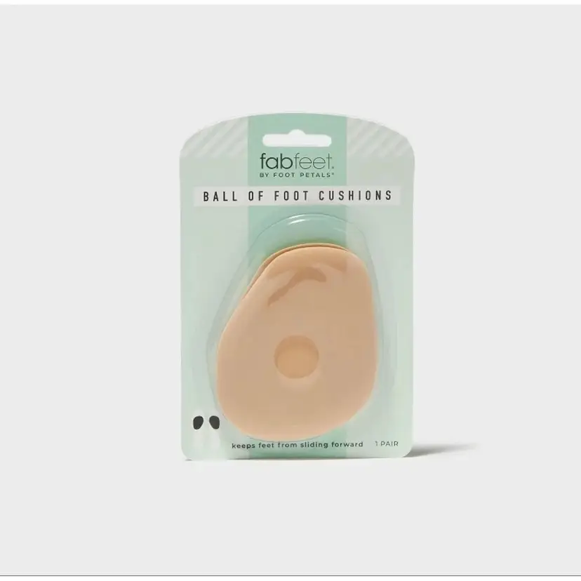 FabFeet Ball of Foot Cushions 3 Pairs NEW