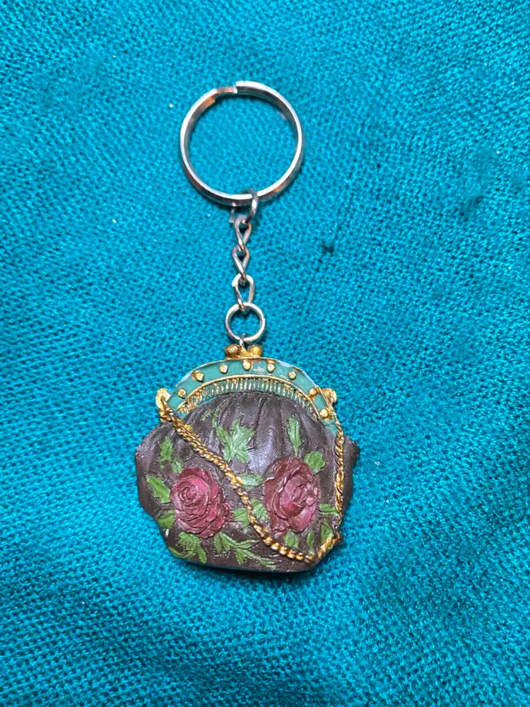 Purse Keychain Made Of Resin Quite Detailed