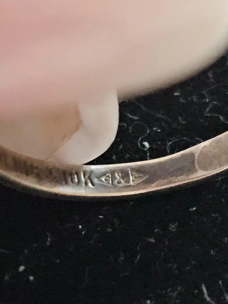 Vintage/Antique Sterling Silver Amethyst Ring 14k