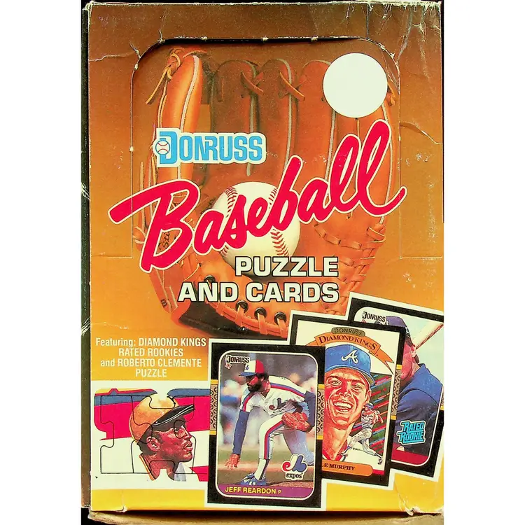 1987 Donruss Baseball Wax Box - Puzzle and Cards #1870 - Roberto Clemente
