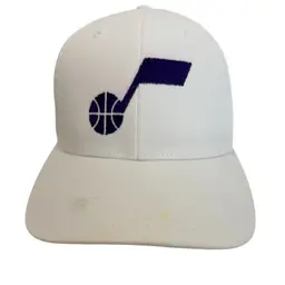 Utah Jazz NBA Classic Purple Note White Unisex Mesh Back Snapback by Yupoong