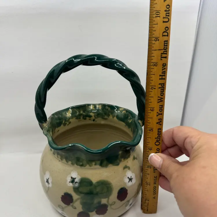 Barton Pottery Strawberry Basket