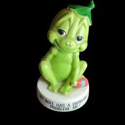 Drunk Japan Frog “My Wife Has A Drinking Problem.Me!” 3.5”