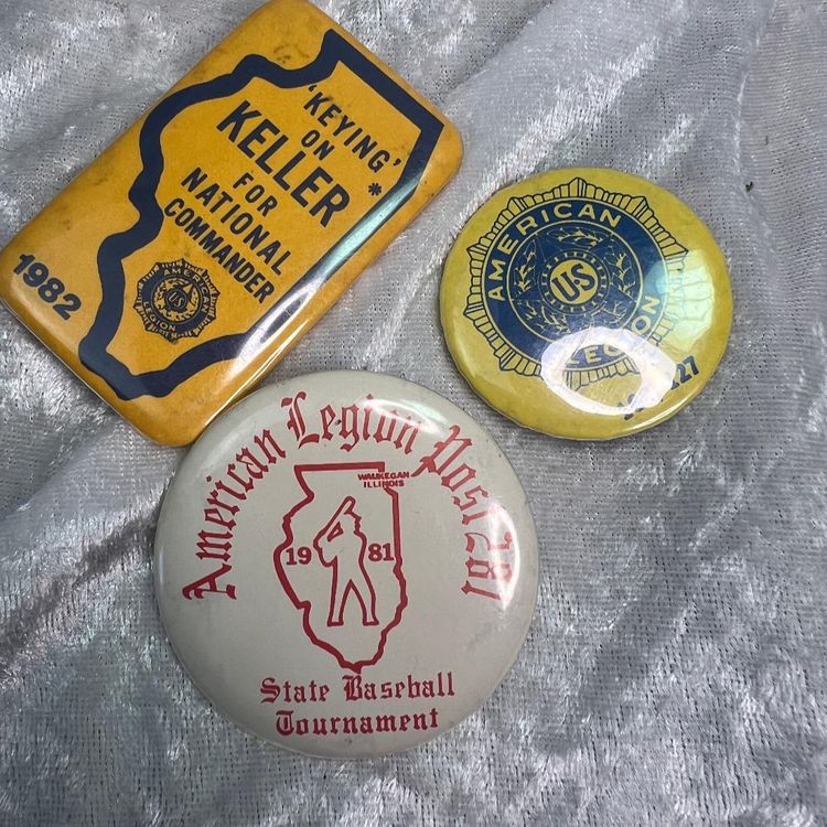 Vintage American Legion Pins 1981/1982