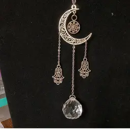Hamsa Hand Handmade By Me Sun Catcher 8”