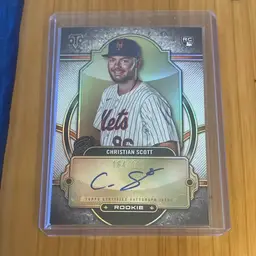 Christian Scott - New York Mets 
2024 Topps Triple Threads RC
Autograph #164/199