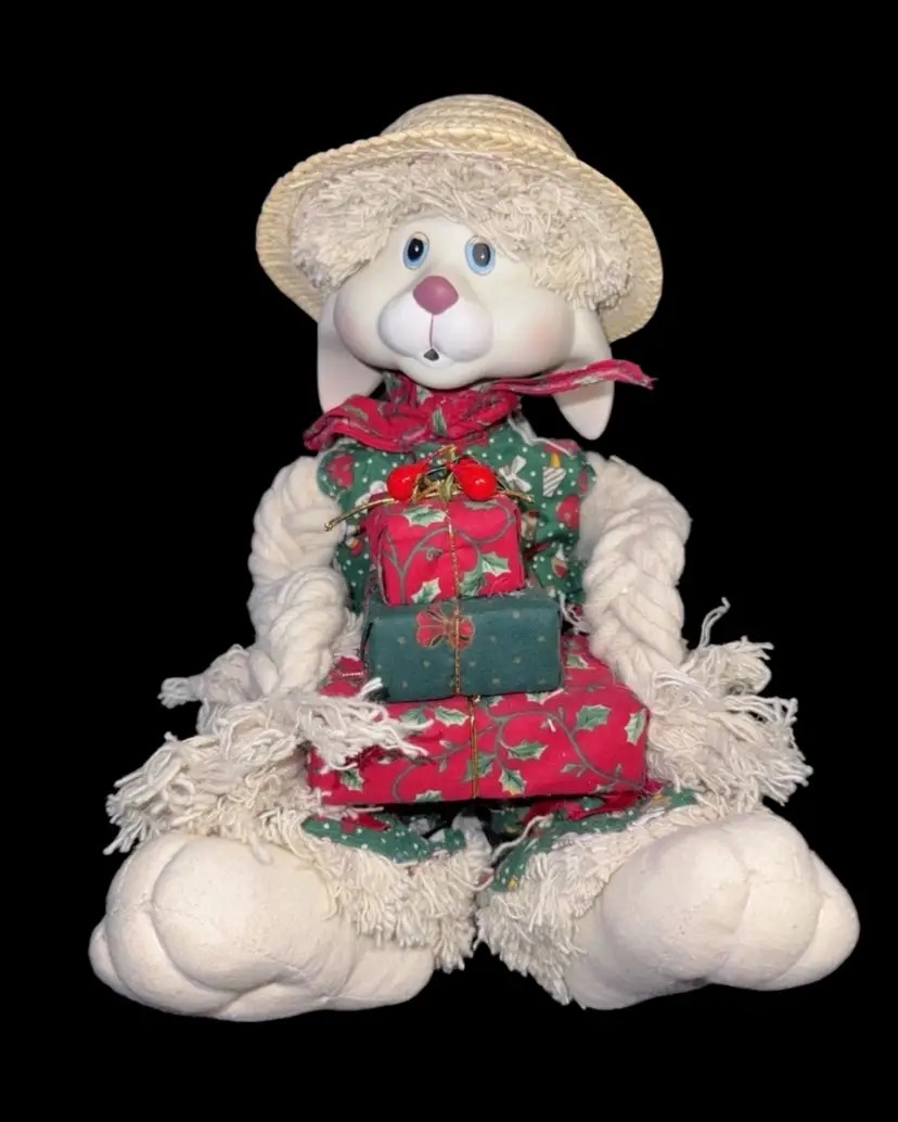 House of Lloyd Vintage Floyd Christmas Bunny Rabbit  Christmas Around the World