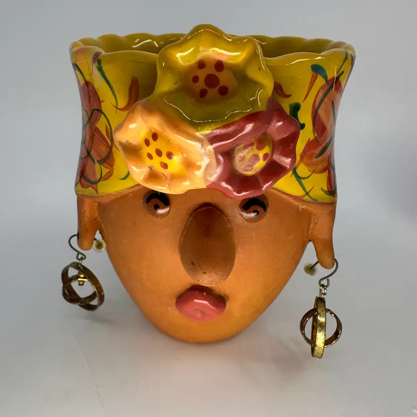 Bird Brain Inc. 4.25” Terracotta"Gypsy Louie" or "Lola and friends" Planter