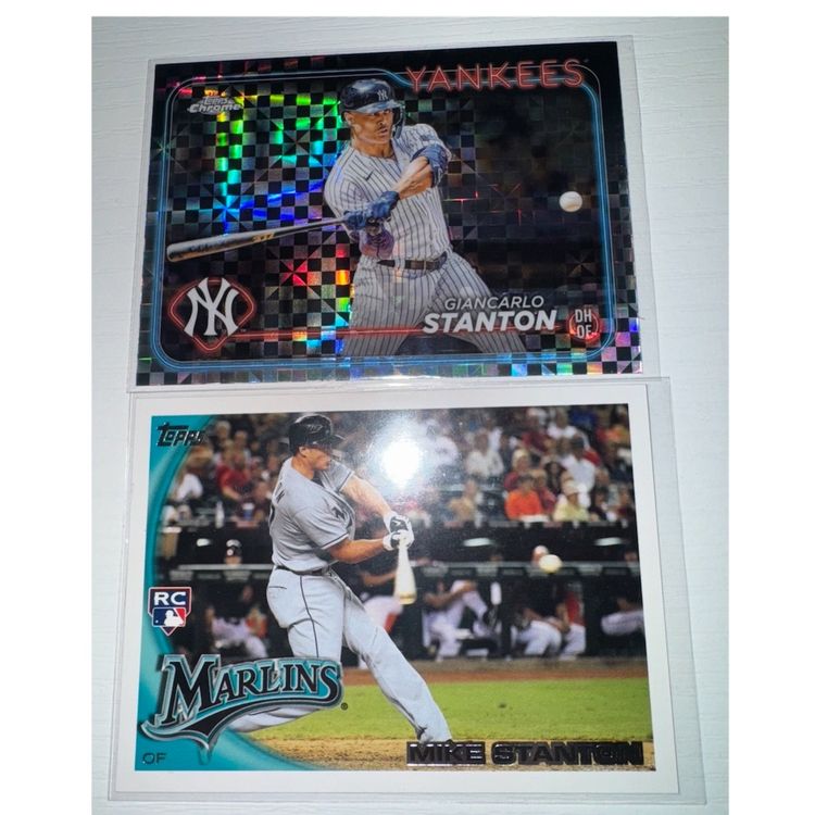 Giancarlo Stanton Rc, Xfractor 2 Card Lot