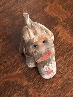 Chalkware Scottie Dog