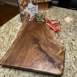 Claro Walnut live edge Charcuterie board