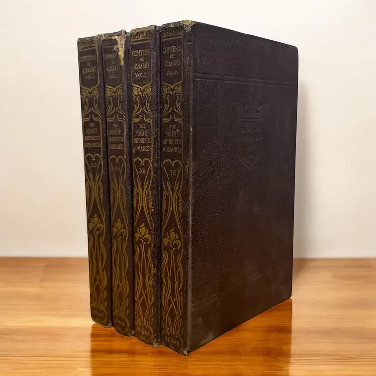 1894 The Marie Antoinette Romances, 
The Countess de Charny
By Alexandre Dumas 4 Volume Set