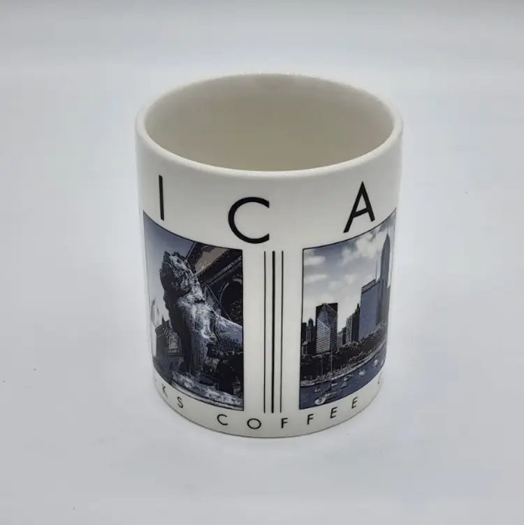 2003 Starbucks Barista City Scenes Series Chicago 16 oz Coffee Mug