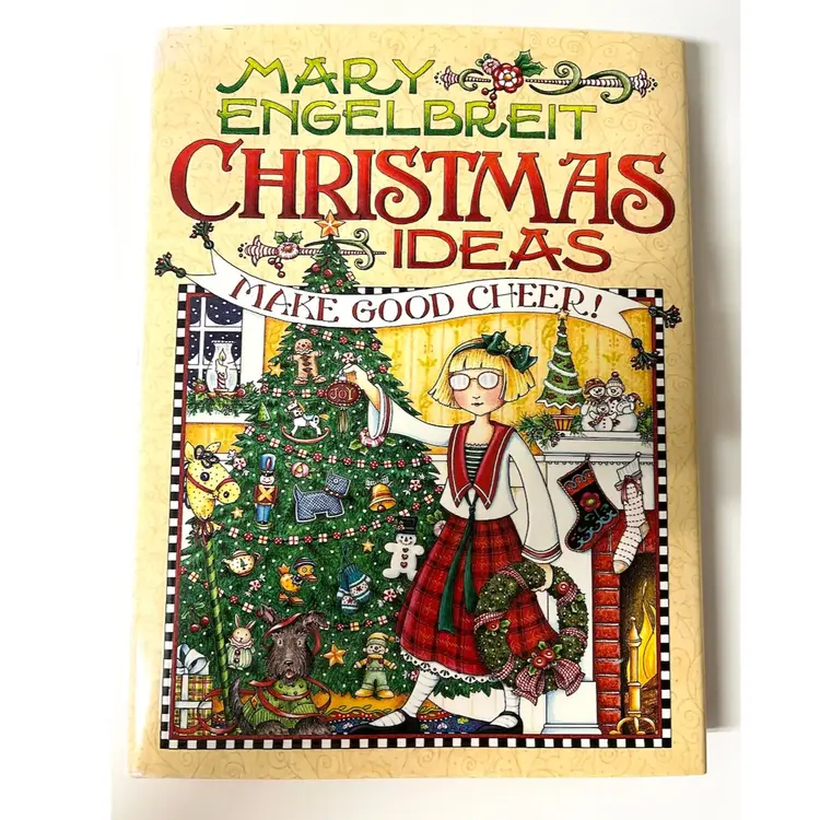 'Mary Engelbreit Christmas Ideas. Make Good Cheer' Festive Holidays Decor Craft Hardcover Book 2005