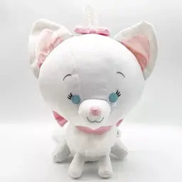Disney Parks Aristocats Marie 12 Inch Plush Cat Big Head White Stuffed Animal