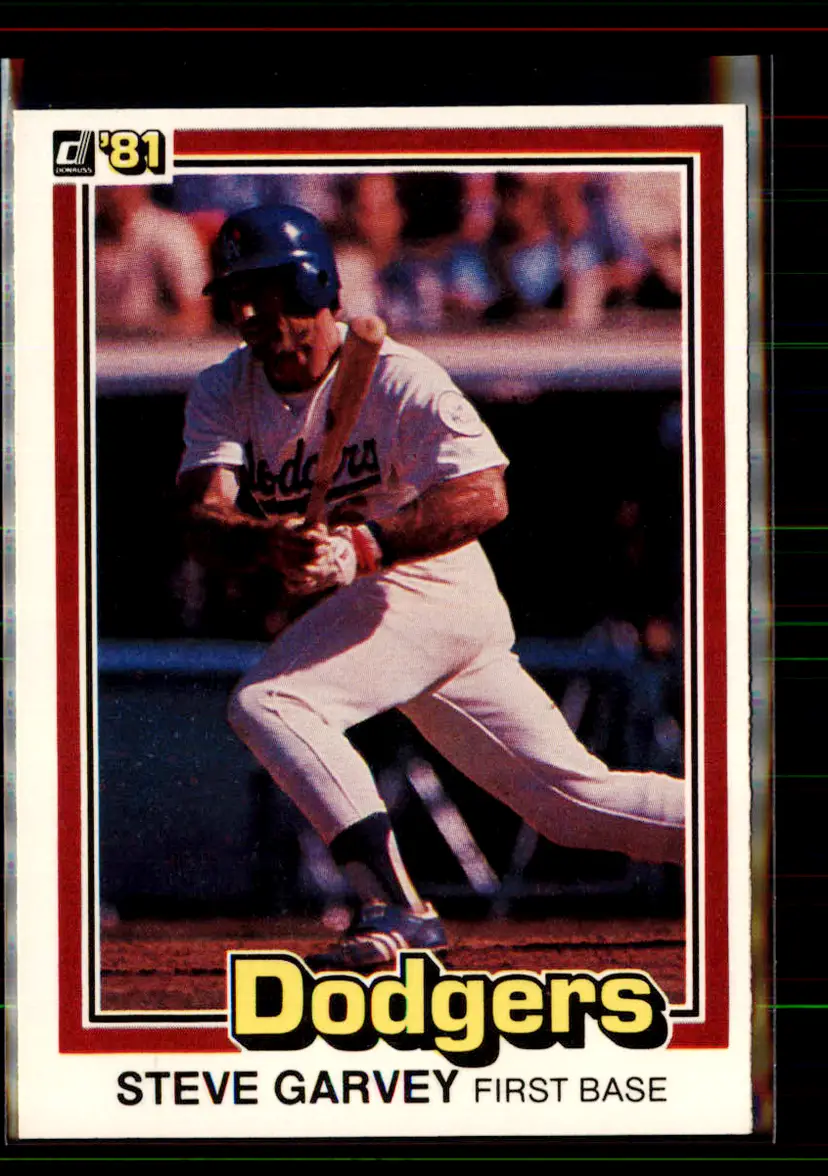 Steve Garvey 1981 Donruss #176 - Los Angeles Dodgers - (150-282)