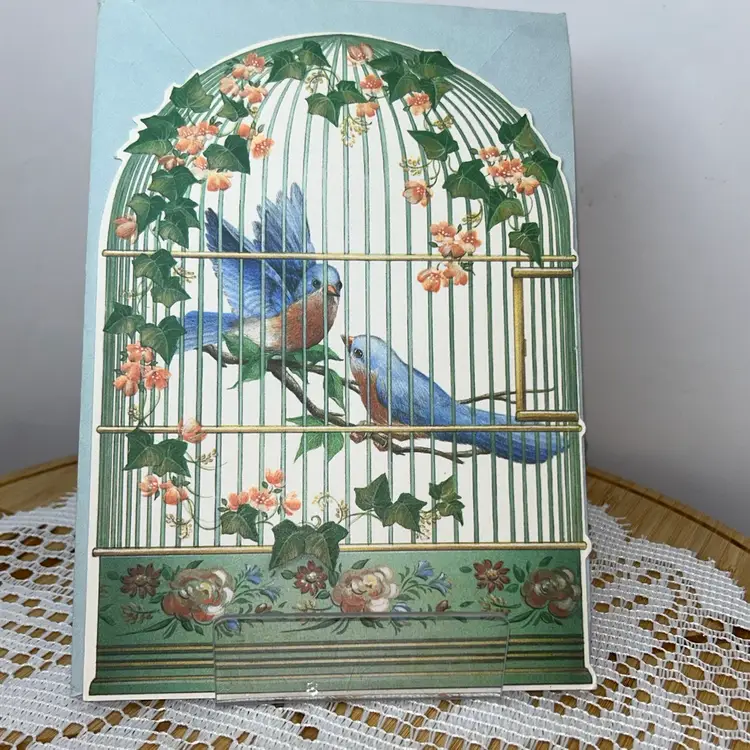 Vintage NOS Set Of 6 “Bird” Greeting Cards Of Various Sentiment