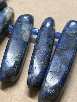 Lapis Lazuli Graduated Statement Necklace