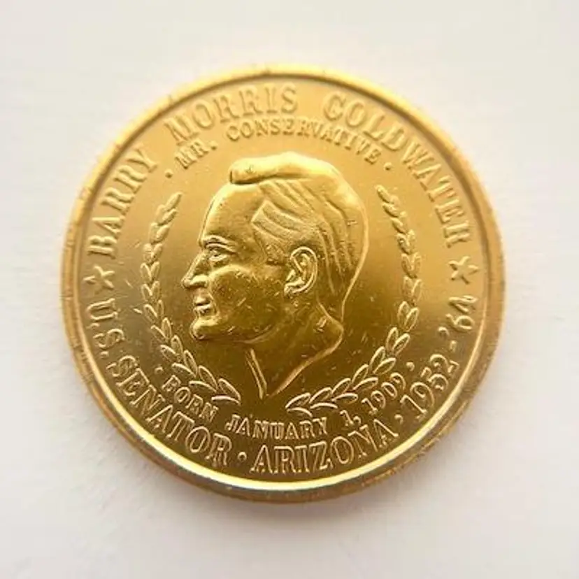Barry Goldwater Metal Coin Token Vintage 1960s