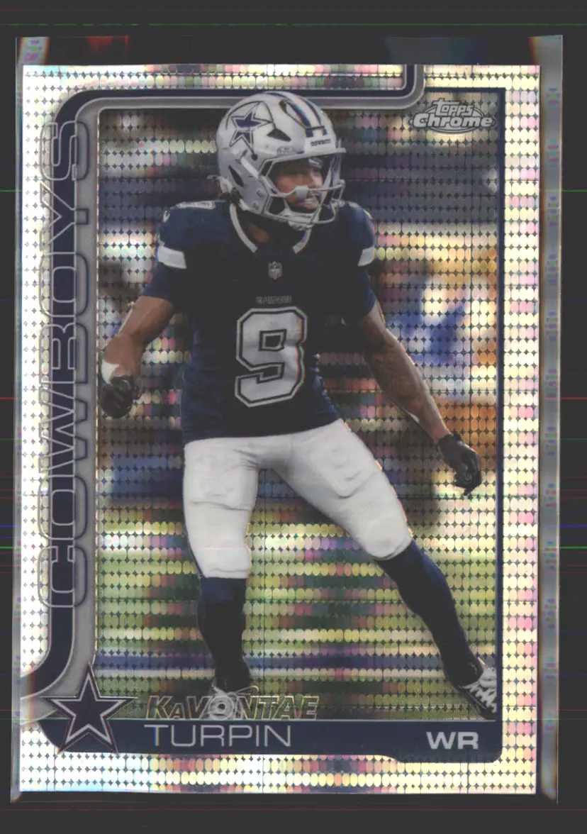 Kavontae Turpin 2025 Topps Chrome Pulsar #84 - (142) - Dallas Cowboys