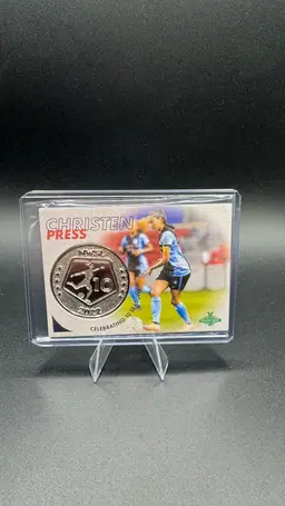 Christen Press - 2022 Parkside Paramount NWSL 10 Year Coin Card
