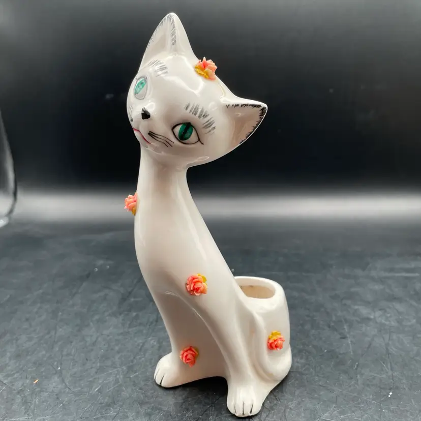 VTG Long Neck Cat Planter Rare
