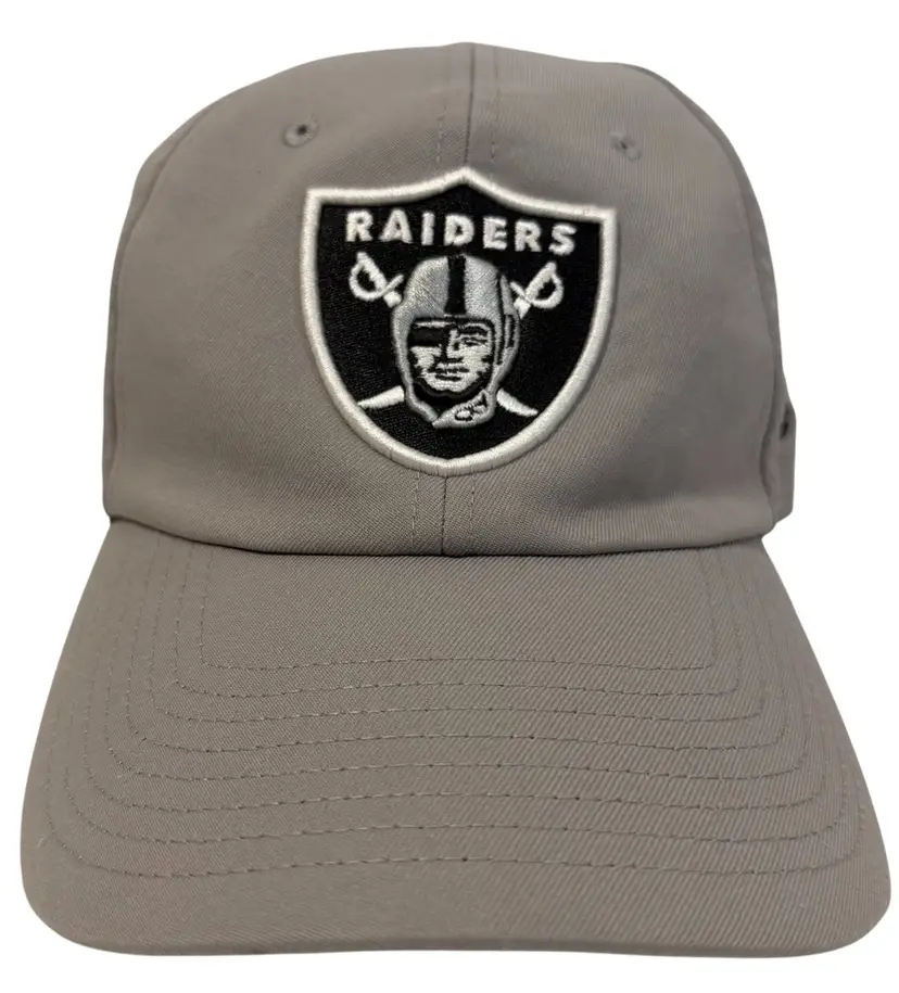 Las Vegas Raiders NFL Fanatics Extra Time Gray Unisex Snapback by Fanatics