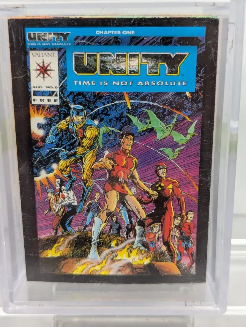Valiant Comics UNITY 1992 Complete 90 Base Trading Card Set Time is Not Absolute