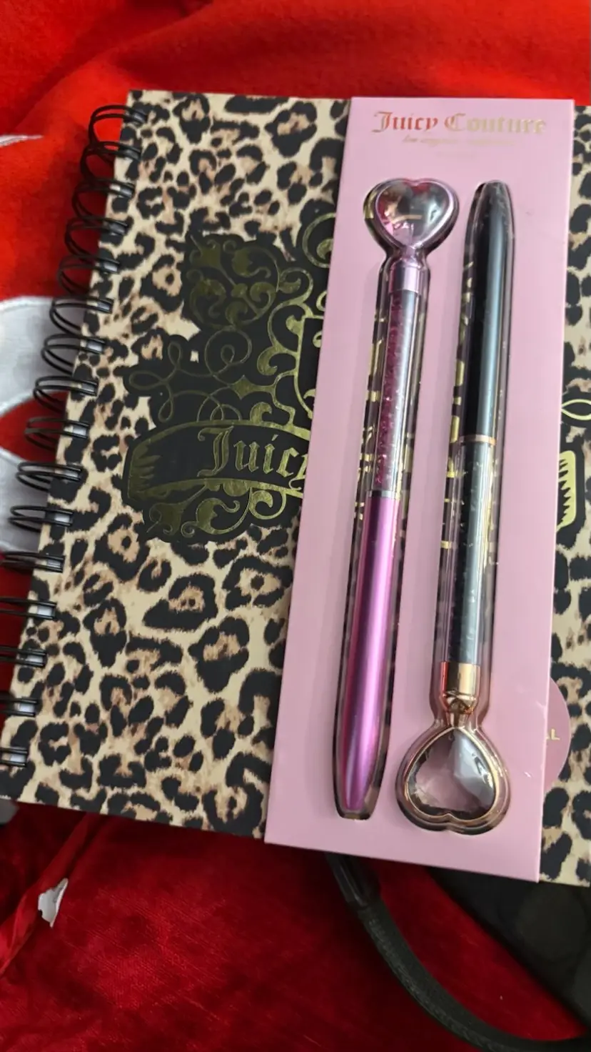 Juicy Couture Notebook W/pen Set